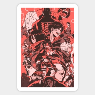 Attack on titans design Magnet